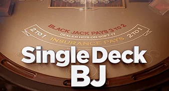 Single Deck Blackjack game tile