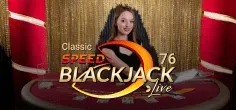 Classic Speed Blackjack 76 game tile