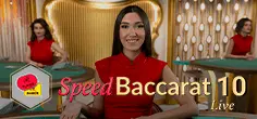 Speed Baccarat 10 game tile