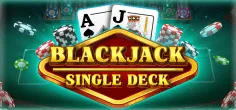 Single Deck Blackjack game tile