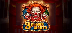 3 Clown Monty game tile