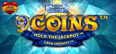 9 Coins Grand Diamond Love the Jackpot game tile