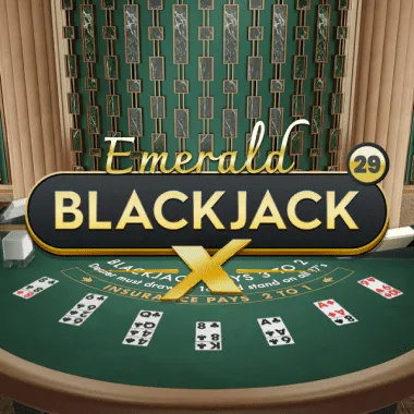 Blackjack X 29 - Emerald game tile