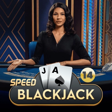 Speed Blackjack 14 - Azure game tile