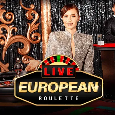 Live European Roulette game tile