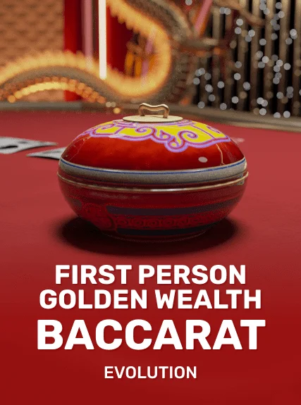 First Person Golden Wealth Baccarat game tile