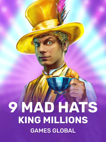 9 Mad Hats King Millions game tile