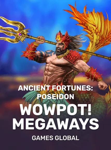 Ancient Fortunes: Poseidon WowPot! MEGAWAYS game tile