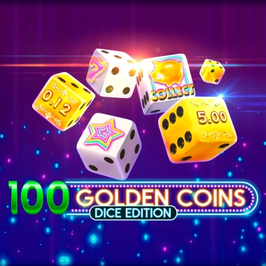 100 Golden Coins Dice Edition game tile