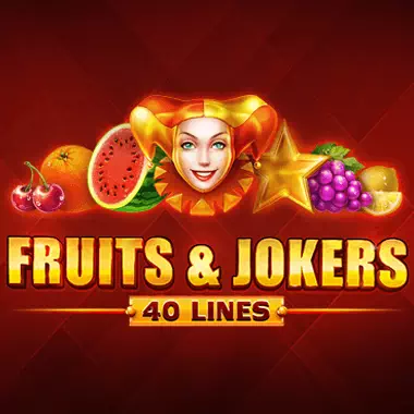 Fruits and Jokers: 40 lines game tile