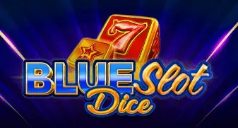 Blue Slot Dice game tile