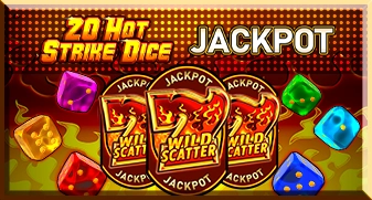 20 Hot Strike Dice Jackpot game tile