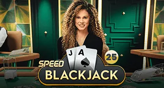 Speed Blackjack 25 - Emerald game tile