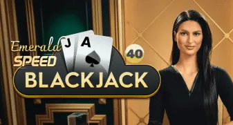 Speed Blackjack 40 - Emerald game tile