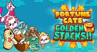 Fortune Cats Golden Stacks game tile