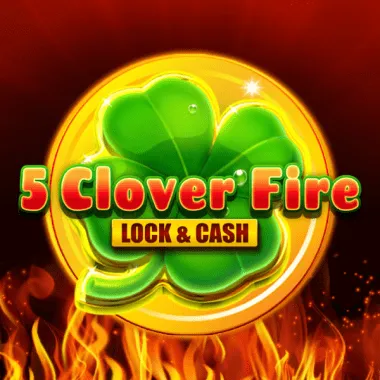 5 Clover Fire Lock & Cash game tile