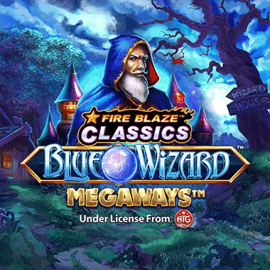 Fire Blaze Classic Blue Wizard Megaways game tile