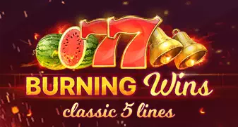 Burning Wins: classic 5 lines game tile