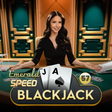 Speed Blackjack 57 - Emerald game tile