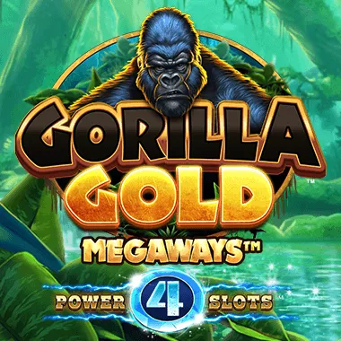 Gorilla Gold Megaways: Power 4 slots game tile