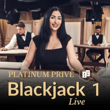 Platinum Prive Blackjack 1 game tile