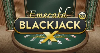 Blackjack X 28 - Emerald game tile