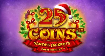 25 Coins Santa's Jackpots game tile