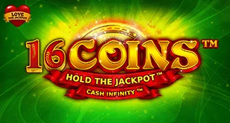 16 Coins Love the Jackpot game tile
