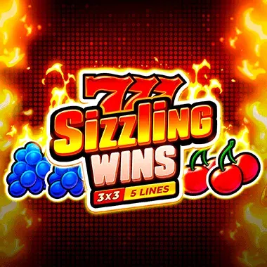 777 Sizzling Wins: 5 Lines game tile