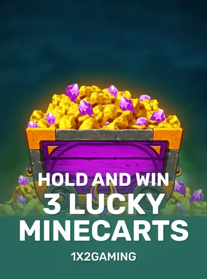 3 Lucky Minecarts Hold and Win game tile