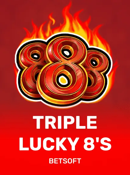 Triple Lucky 8’s game tile