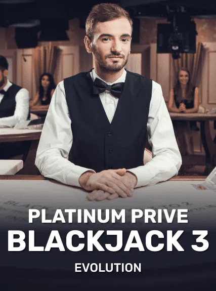 Platinum Prive Blackjack 3 game tile