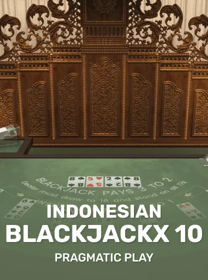 Indonesian BlackjackX 10 game tile