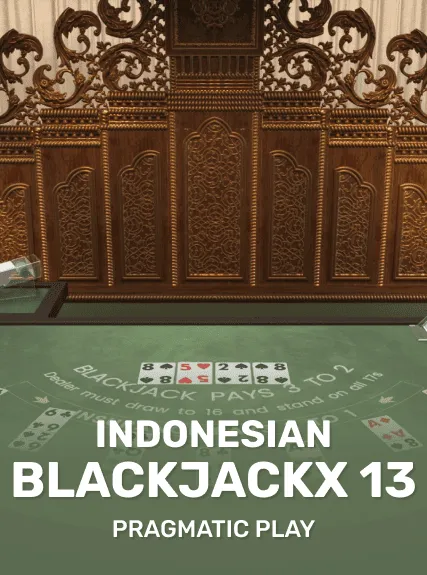 Indonesian BlackjackX 13 game tile