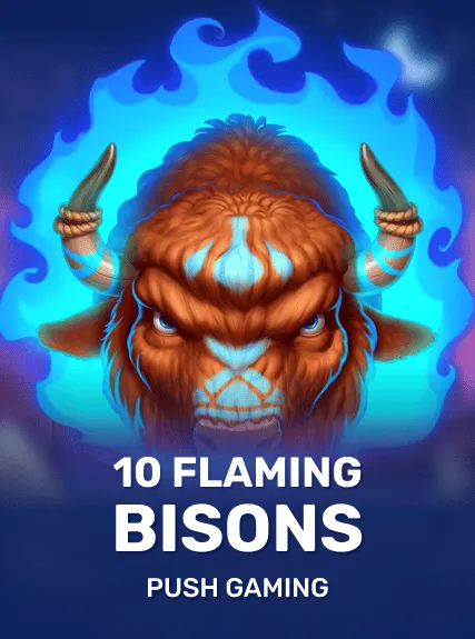 10 Flaming Bisons game tile