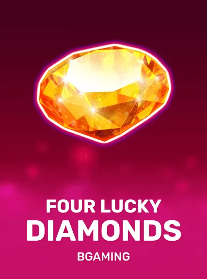 Four Lucky Diamonds game tile