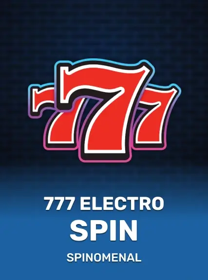 777 Electro Spin game tile