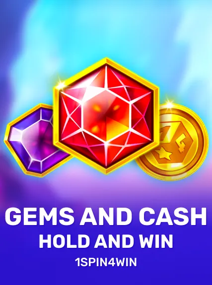 Gems and Cash Hold and Win game tile