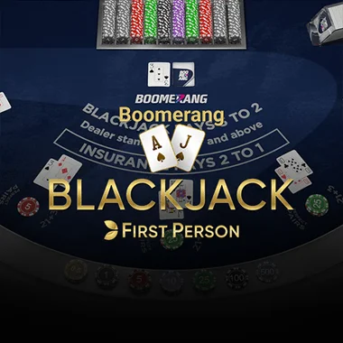 Boomerang First Person Blackjack game tile