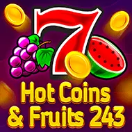 Hot Coins & Fruits 243 game tile